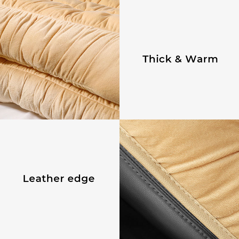 Thick Crystal Velvet Washable Human Pet Car Seat C