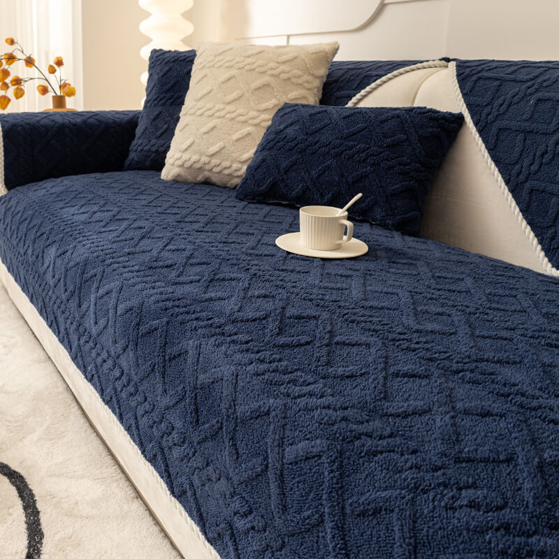 Thickened Soft Plush Sofa Protection Decoration Co