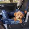 Travel Safety Bolster Vintage Denim Patchwork Dog 