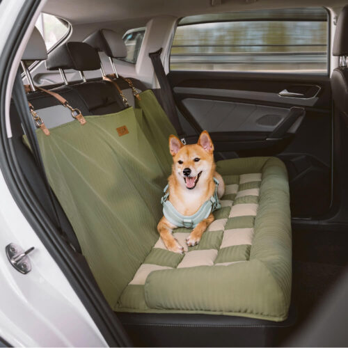 Travel Bolster Safety Back Seat Large Dog Car Seat
