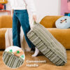 Sustainable Storage Pouf Ottoman & Dog Bed - Funny