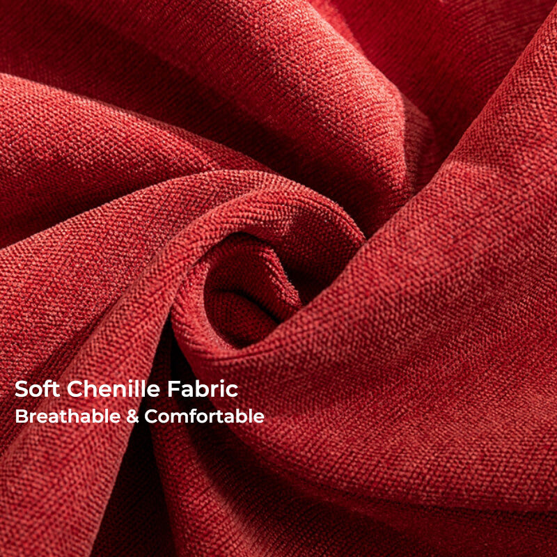 Vermilion Comfortable Chenille Sofa Protective Cou