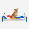 Vibrant Summer Print Style Aluminum Elevated Dog B