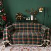 Vintage Christmas Style Plaid Blanket Full Wrap Co