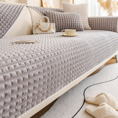 Warm Flannel Pet Friendly Sofa Protector Couch Cov