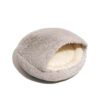 Calming Plush Semi-Enclosed Pet Nest Pita Bed For 