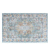 Vintage Blue & Cream Pet-Friendly Area Rug - Timel