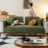 Chic Corduroy Sofa Protector Anti-slip Couch Cover