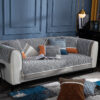 Classic Houndstooth Print Chenille Non-slip Couch 