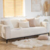 Honeycomb Plush Thickened Non-slip Couch Cover