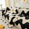 Milk Velvet Sofa Cover Furniture Non-slip Protecti