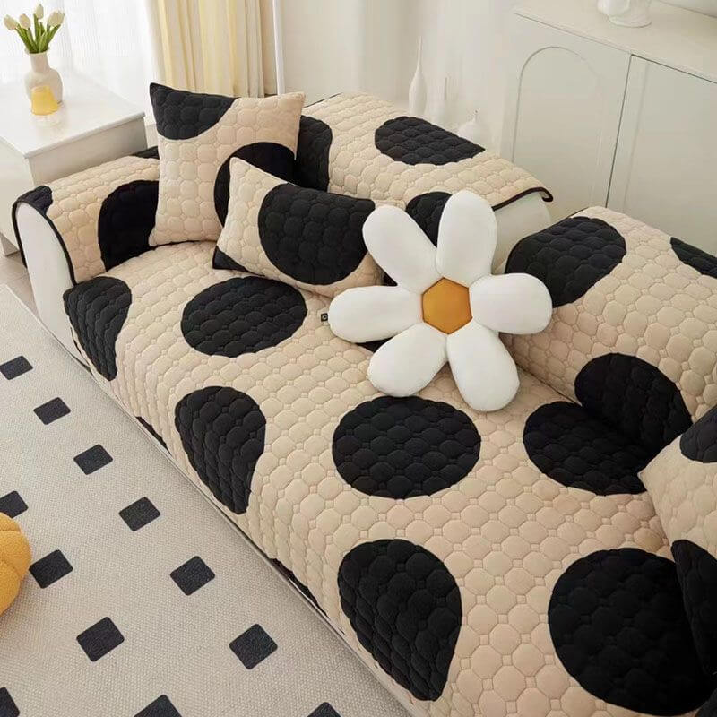 Milk Velvet Sofa Cover Furniture Non-slip Protecti
