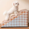 Plain Pattern Pet Climbing Ladder Removable Dog St