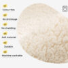 Waterproof Thick Fuzzy Faux Sherpa Fleece Non-Slip