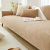 Wood Grain Texture Soft Chenille Anti-scratch Couc