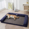 Faux Fleece & Suede Full Support Orthopedic Dog Be