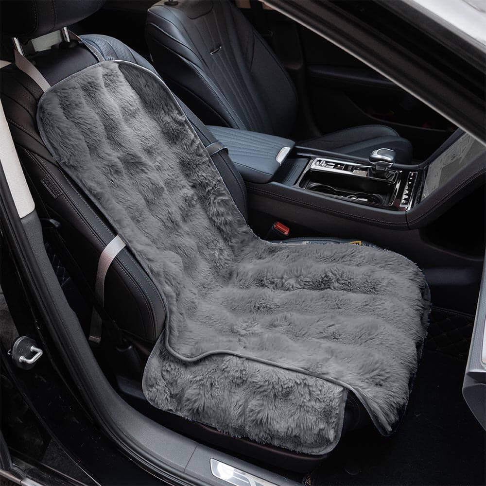 Fluffy Cozy Calming Pet Blanket Car Seat Protector