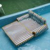 Stripe Waterproof Foldable Large Dog Sofa Bed - Su