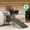 2-in-1 Convertible Wooden Home Step Stool Dog Ramp